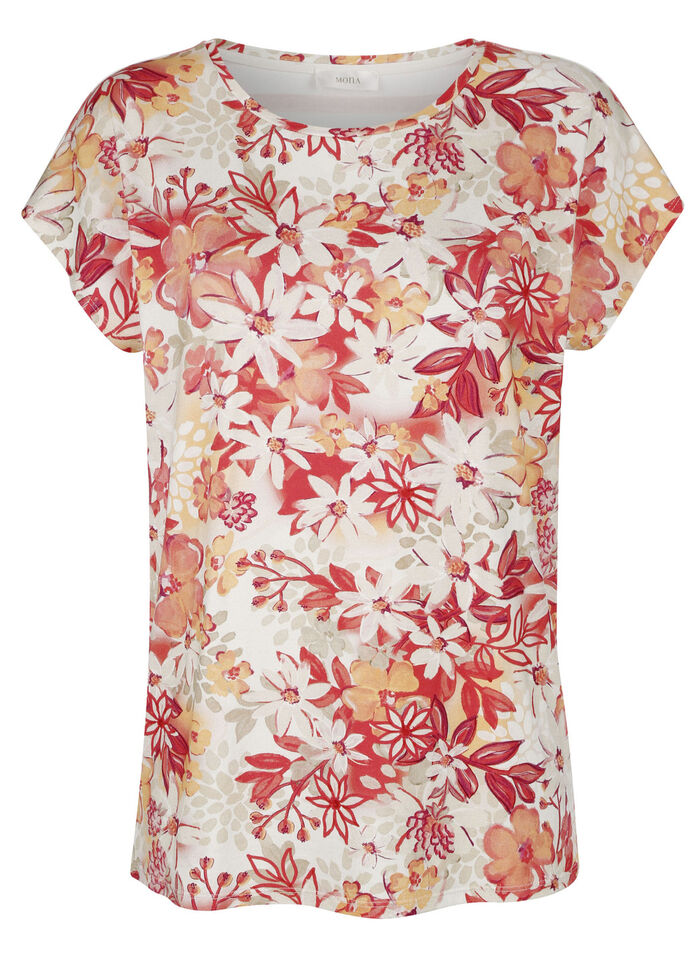 Shirt mit farbenfrohem Mustermix 