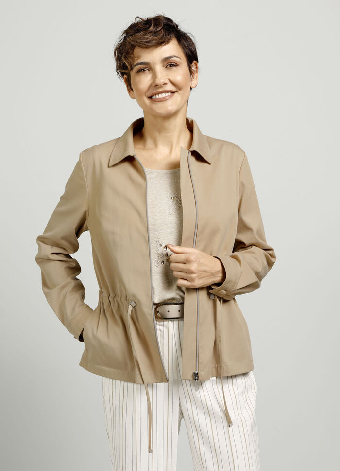 Blazer mit Umlegekragen 