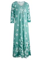 Nachthemd von "Laurina" mit Motivspitze am Ausschnitt 