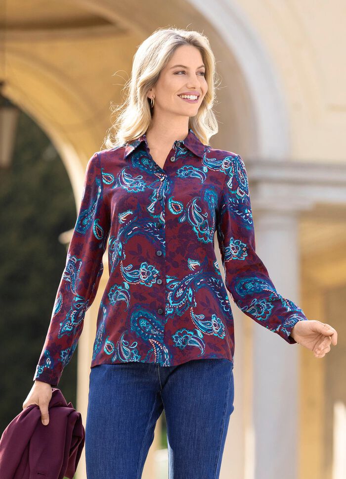 Bluse mit tollem Paisley-Dessin 