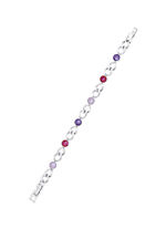 Armband mit Kristallen in Pink 