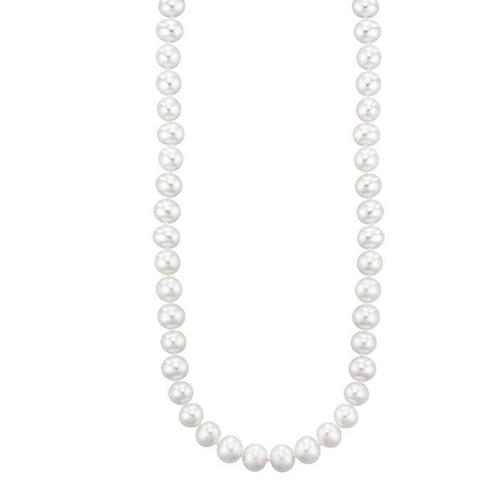 Halskette mit S&uuml;sswasser-Zuchtperlen 