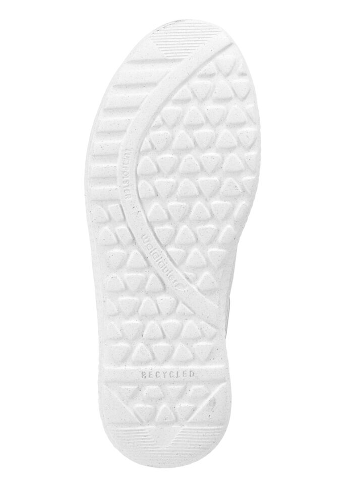 Waldläufer, bequeme Damen-Schnürschuhe, Weite K, mit herausnehmbarem Fussbett BLEU-SILBER