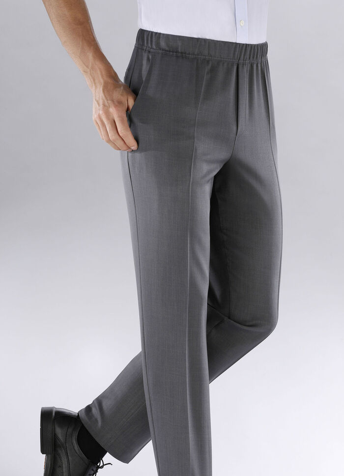 «Klaus Modelle»-Schlupfhose in 4 Farben DUNKELGRAU MELIERT