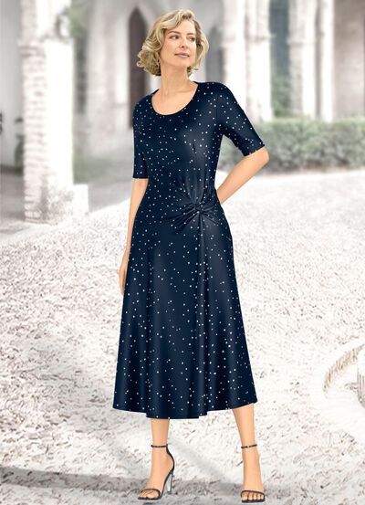 Kleid mit Knoten-Optik 