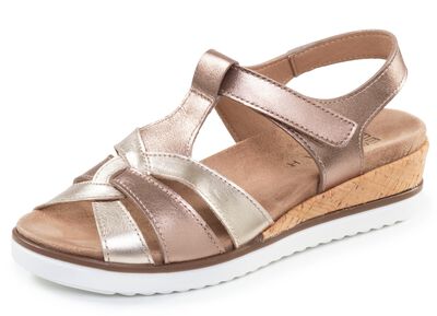 ELENA EDEN, bequeme Damen-Sandalen, Weite H, mit herausnehmbarem Fussbett 