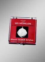 SOS-Anhänger aus Silber 