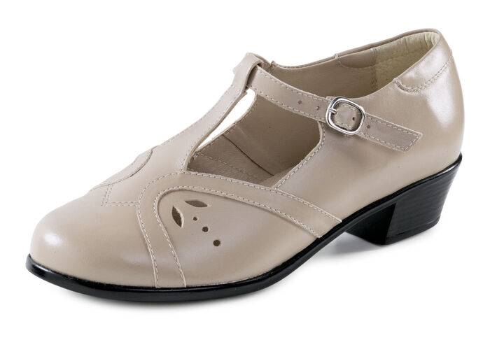 ELENA EDEN Pumps mit luftiger Zierlochung BEIGE