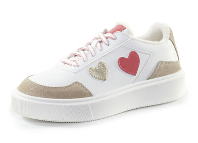 ELENA EDEN Sneaker mit niedlichen Herzchen besetzt 