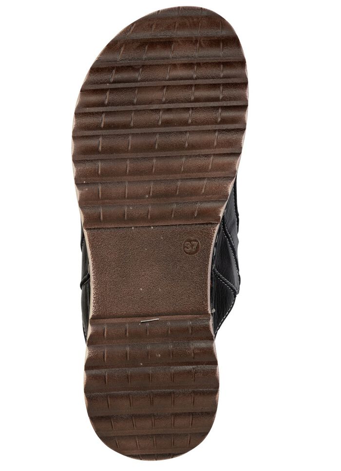 Gemini, stilvolle Damen-Pantoletten, Weite G, aus Leder 