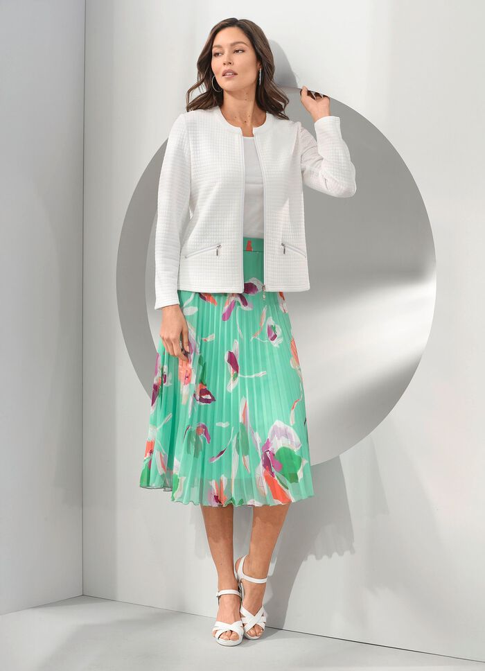 Blusenjacke mit Rei&szlig;verschluss 