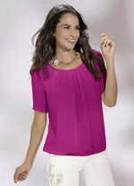 Tunika in 2-in-1-Optik FUCHSIA