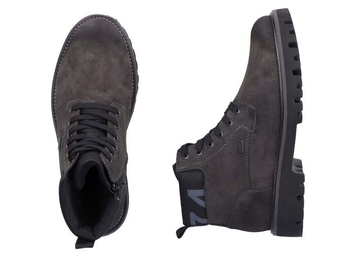 Rieker, gef&uuml;tterte Herren-Boots, Winterschuhe, Weite H, mit Reissverschluss 
