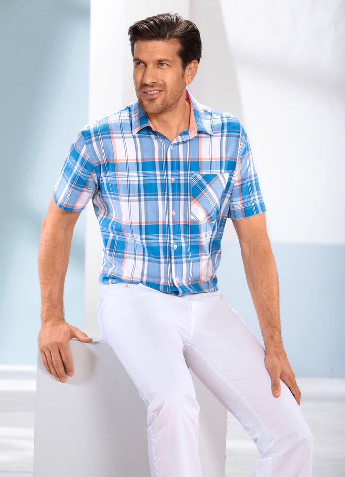 Sommerliches, kariertes &laquo;Milano Italy&raquo;-Hemd 