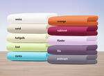 Strapazierfähiges Multi-Stretch-Jersey-Spannbetttuch SAND