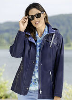 Schal mit Fantasiebl&uuml;ten-Dessin 