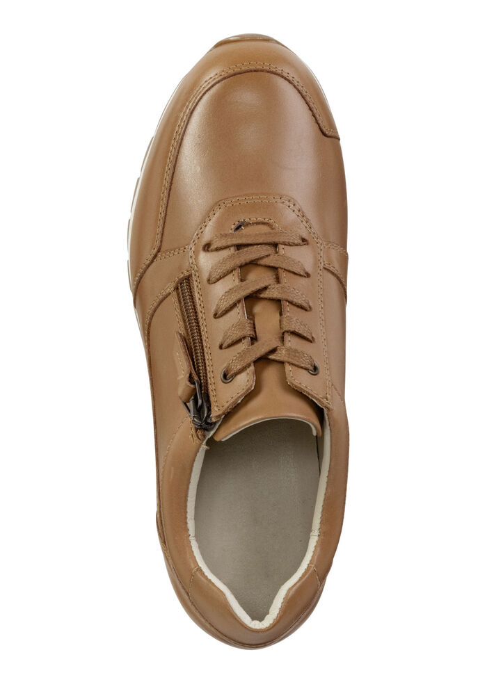 ELENA EDEN, sportliche Damen-Sneaker, Weite H, mit herausnehmbarem Fussbett CAMEL