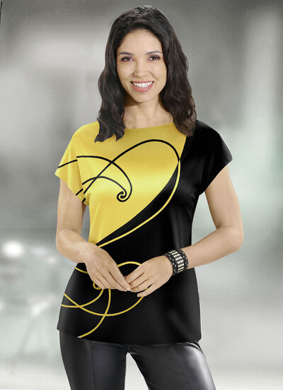 Shirt mit edlem Druck 