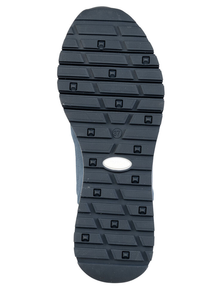 ELENA EDEN, schicke Damen-Sneaker, Weite G, mit herausnehmbarem Fussbett JEANS-BUNT