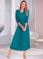 Nachthemd mit Motivspitze und Kellerfalte 