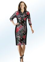 KLAUS MODELLE Kleid mit Polokragen 