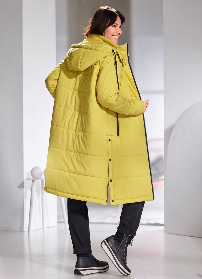 Mantel mit abnehmbarer Kapuze 