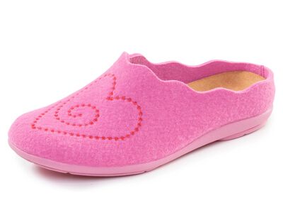 Laurina, klassische Damen-Hausschuhe, mit herausnehmbarem Fussbett 