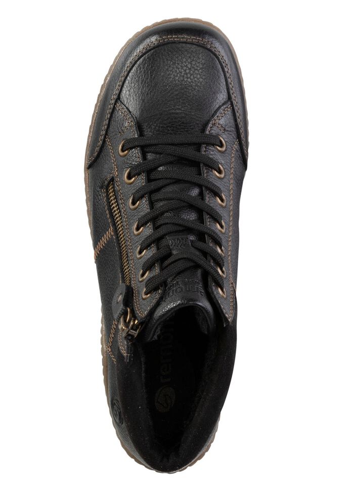 Remonte Bootie mit gepolstertem Schaftrand SCHWARZ