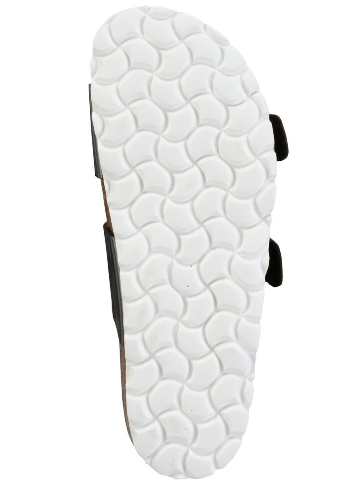 ELENA EDEN Pantolette mit Glitzersteinchen verzierten Schliessen ONYXSCHWARZ