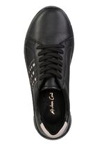 Andrea Conti Schn&uuml;rschuh aus Nappaleder mit Kontrastdurchz&uuml;gen 