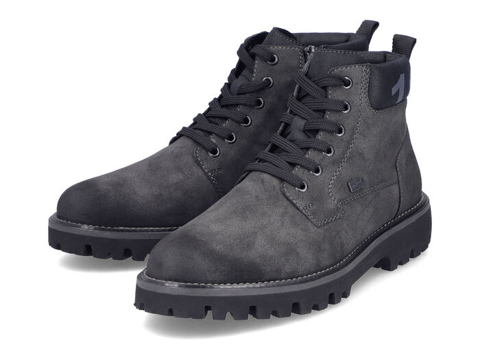 Rieker, gefütterte Herren-Boots, Winterschuhe, Weite H, mit Reissverschluss ANTHRAZIT