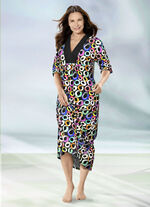 Kaftan mit Ringel-Dessin 