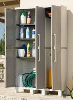 Ger&auml;teschrank, 3-t&uuml;rig GRAU