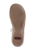 Sandalen mit Schmucksteinchen WEISS