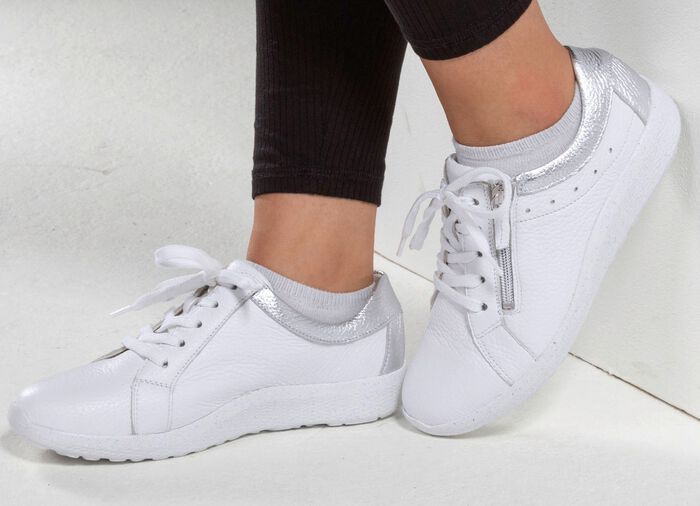 Waldl&auml;ufer, bequeme Damen-Schn&uuml;rschuhe, Weite K, mit herausnehmbarem Fussbett 