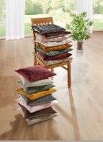 Stuhlkissen und Kissenbez&uuml;ge  WEINROT