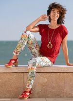 Hose mit farbbrillantem Druck 