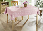 Abwaschbare Wachstuch-Tischdecke ROSÉ