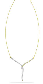 Elegante Halskette mit 53 Brillanten 