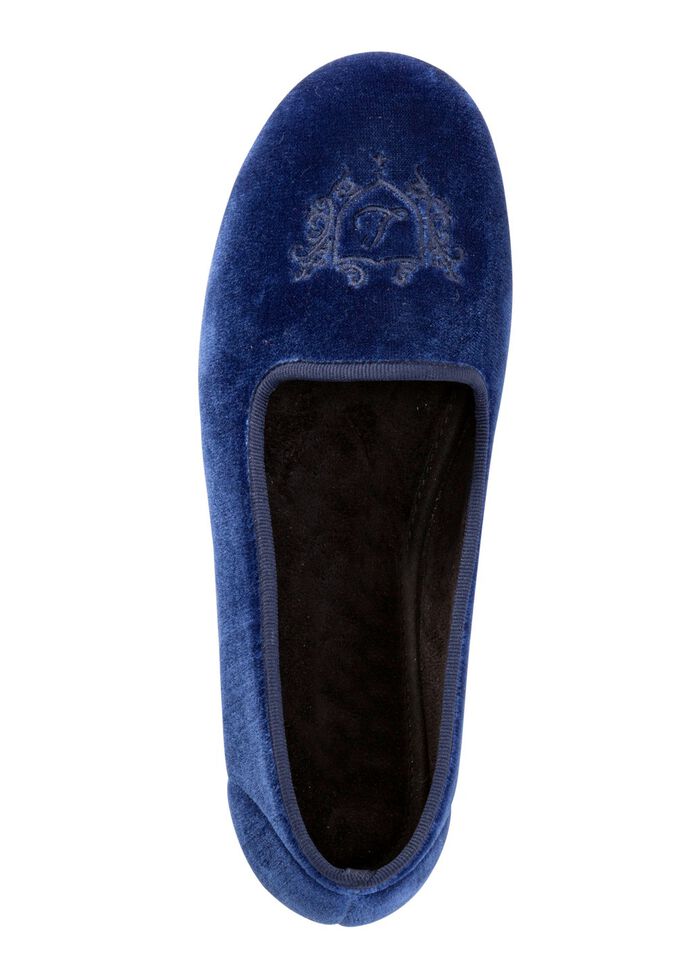 Laurina Haus-Ballerina mit stilvoller Stickerei 