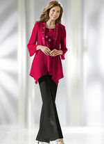 Blusen-Set, 2-teilig ROT