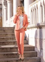 Hosenanzug aus elastischem Gabardine 