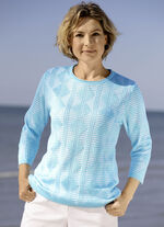 Pullover mit dezentem Glanz 