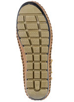 Gemini Mokassin-Stiefelette mit Knitter-Struktur CURRY