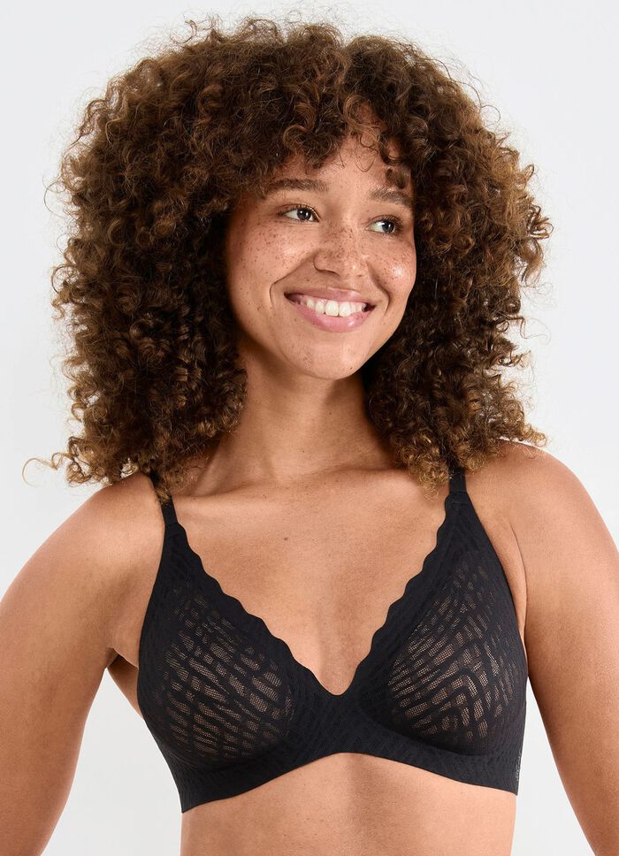 sloggi ZERO Feel-Push-up-BH mit Elastikspitze 