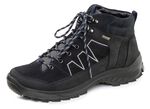 Atmungsaktive Herren-Boots, Weite K, mit herausnehmbarem Fussbett SCHWARZ-NACHTBLAU