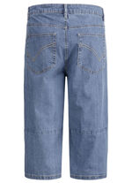 Luftige Long-Bermudas in 2 Farben JEANSBLAU