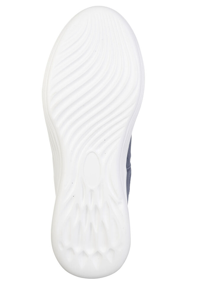 ELENA EDEN, bequeme Damen-Spangenschuhe, Weite H, mit herausnehmbarem Fussbett JEANS