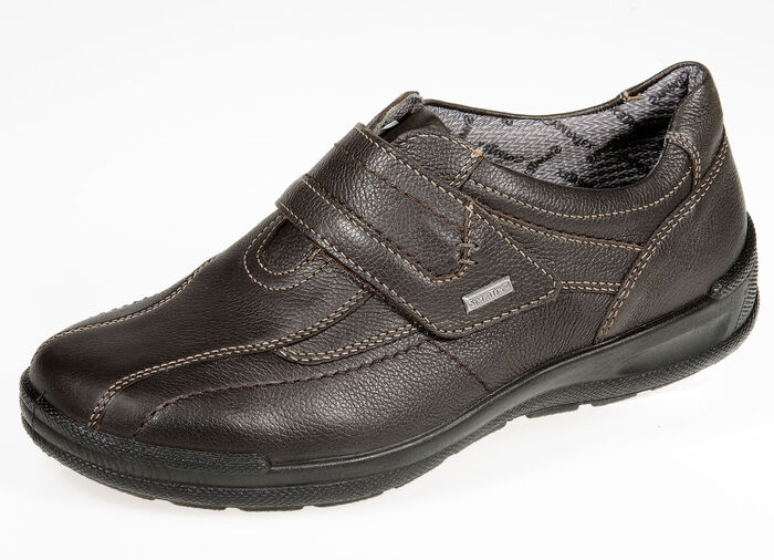 GINO GALANTE, sportliche Herren-Slipper, Weite H, mit herausnehmbarem Fussbett MOKKA