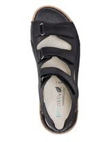 Waldl&auml;ufer Sandale aus Leder SCHWARZ